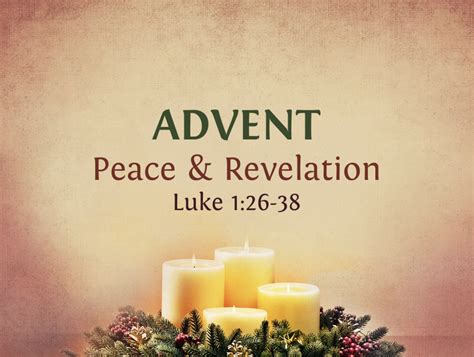 Advent Peace And Revelation New Hope Community Church