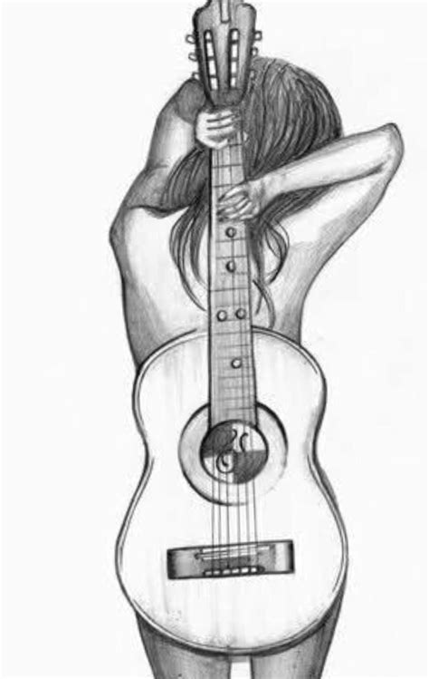 Sketch A Guitar Self Branding Art Drawings Airbrush Drawing Ideas