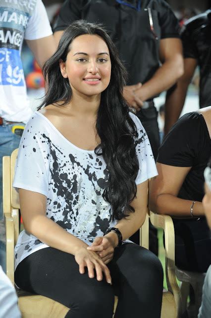 Film Actress Photos Sonakshi Sinha Sexy In White Tshirt And Jeans
