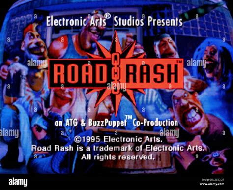 Road Rash Sony Playstation 1 Ps1 Psx Editorial Use Only Stock Photo