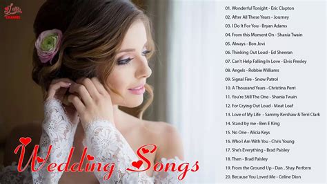 Wedding songs should of course be about love and a sentiment about vows and a love that will last a lifetime. Best Wedding Songs 2018 - Top 20 Beautiful Wedding Songs ...