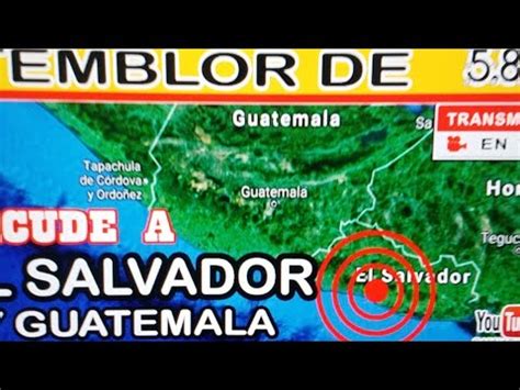 When an earthquake is detected in real time, the earthquake network app automatically sends your coordinates to a list of trusted contacts. Sismo En El Salvador Me Levanto El Temblor De Hoy - YouTube