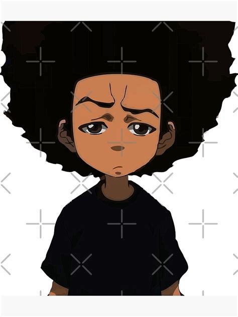 The Boondocks Huey Freeman Poster For Sale By Naythe77 Redbubble