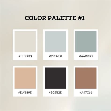 Color Palette Instagram Post Minimalistic Nude Colors Templates By