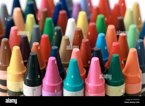 Kindergarten Crayons Hi Res Stock Photography And Images Alamy
