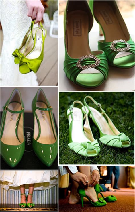Green Wedding Shoes For Your Outdoor Wedding Green Wedding Shoes