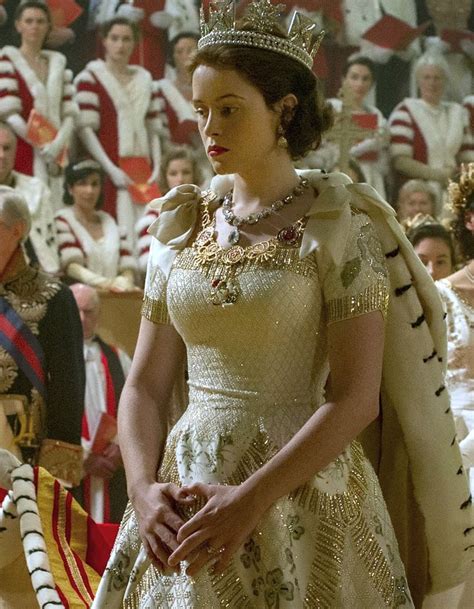 Claire Foy As Queen Elizabeth Ii In The Crown Crown Netflix Costume Design The Crown