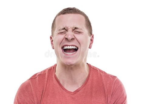 Angry Man Screaming Stock Photo Image Of Frustration 82781730