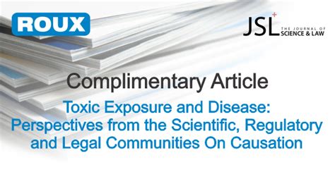 Complimentary Article Toxic Exposure And Disease Perspectives From