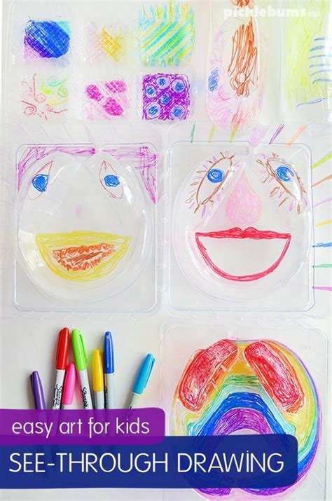 See Through Drawing Picklebums Art Activities For Kids Art