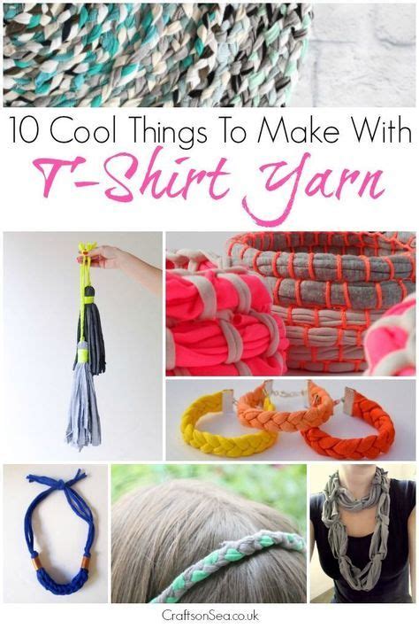 10 Cool Things To Make With T Shirt Yarn T Shirt Yarn Tee Shirt