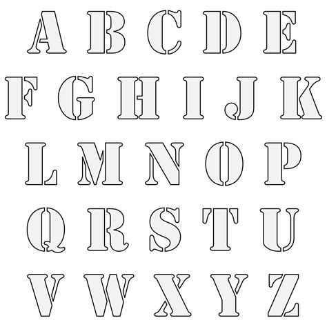 20 Best Printable Cut Out Letters Pdf For Free At Printablee
