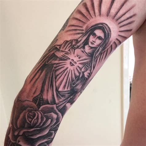 75 Inspiring Virgin Mary Tattoos Ideas And Meaning Tattoo Me Now Mary