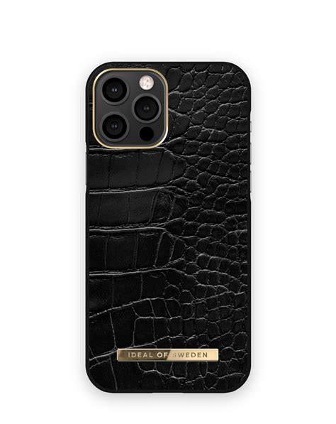 Atelier Case Iphone 12 Pro Neo Noir Croco Recycled Material Phone