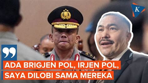 Kamaruddin Mengaku Didatangi Jenderal Polisi Diduga Utusan Sambo Youtube