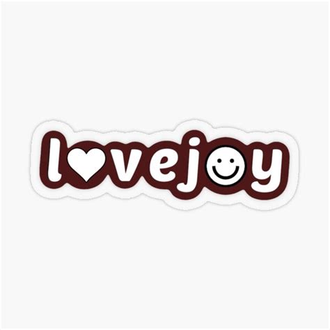 Lovejoy Sticker By Emmaelisabeth Redbubble