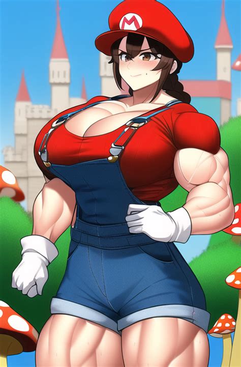 Ai Generated Super Maria Muscle 6 By Fbblust On Deviantart