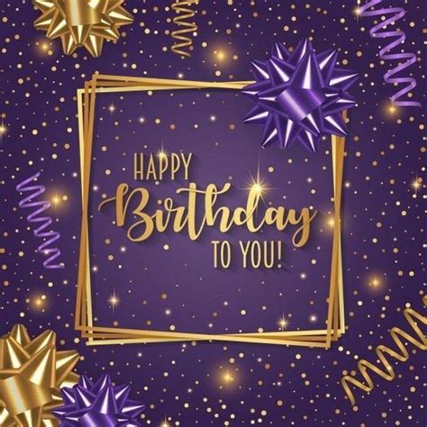 Download these purple birthday background or photos and you can use them for many purposes, such as banner, wallpaper, poster background as well as powerpoint background and website background. Gold And Purple Happy Birthday Wish Pictures, Photos, and ...