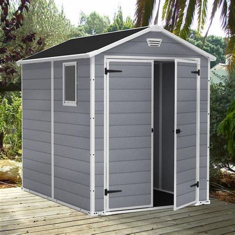 Keter 6 Ft X 8 Ft Manor Gable Storage Shed Shed Building A