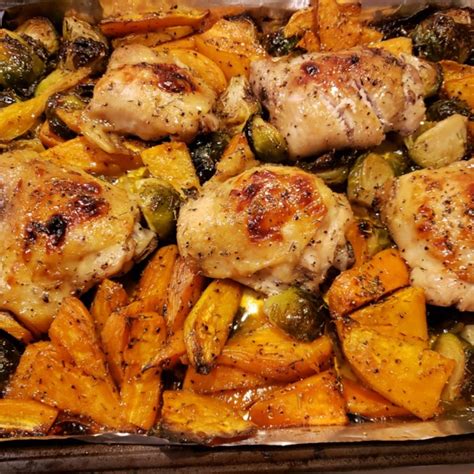 Maple Roasted Chicken Thighs Photos