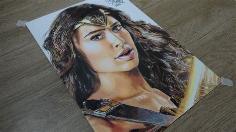 Drawing Wonder Woman Desenhando Mulher Maravilha YouTube