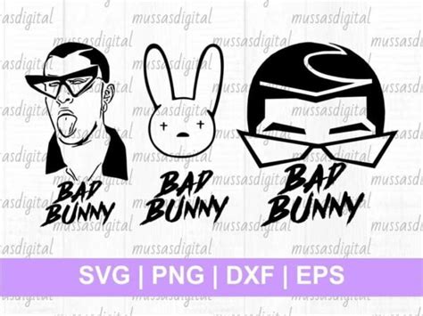 Bad Bunny SVG Vectorency