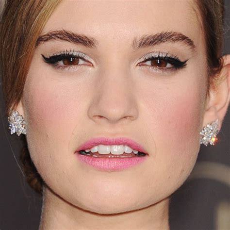 Lily James Makeup Photos And Products Steal Her Style