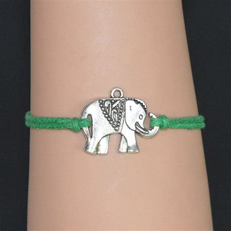Elephants Bracelet Animal Bracelet Animal Charm Elephants Jewelrywax