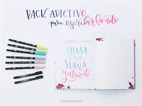 Pack Adictivo Con El Libro Letras Bonitas Three Feelings