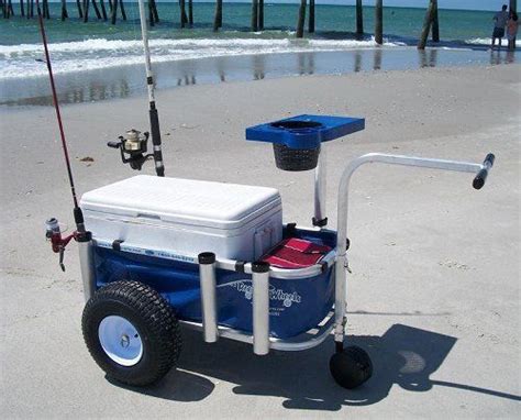 Reels On Wheels™ Jr Cart Beach Fishing Cart Beach Cart Surf Fishing