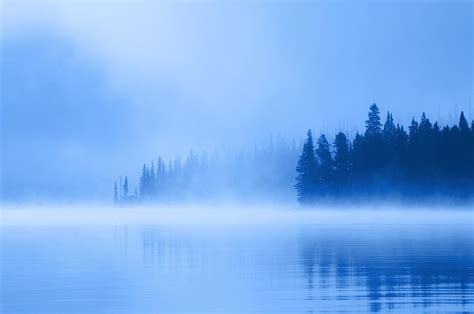 Foggy Lake Photograph By Corey Hochachka