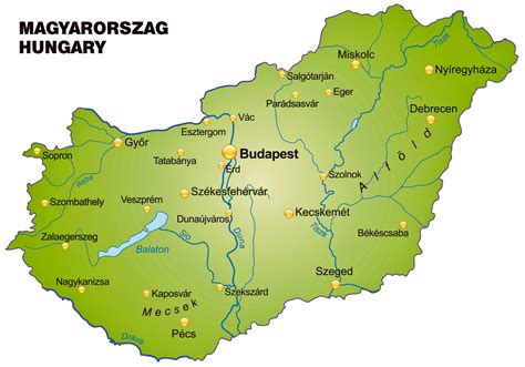 Magyarország ) är en republik i centraleuropa. Karten von Ungarn | Karten von Ungarn zum Herunterladen ...