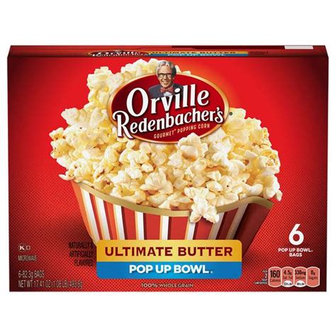 Orville Redenbachers Ultimate Butter Popcorn Allergy And Ingredient