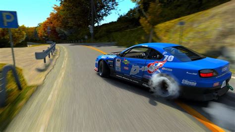 Drifting Japanese Touge Tsukuba Fruits Line Nissan Silvia S15 RB26