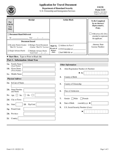 2024 Travel Document Application Form Fillable Printable Pdf And Forms