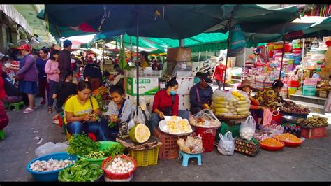 Market Food Show In Phnom Penh Cambodian Street Food Tour Youtube