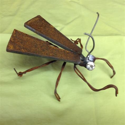Recycled Metal Insect Sculpture By Crowbugg On Etsy