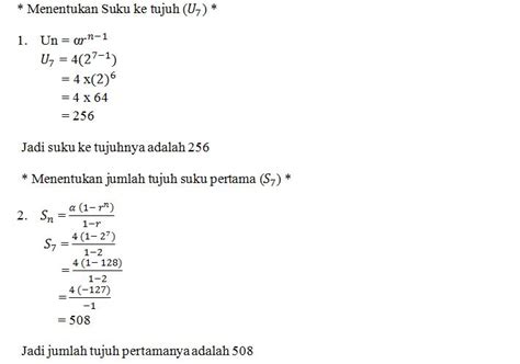Contoh soal deret geometri tak hingga. Rumus, Sifat dan Contoh Soal Deret Geometri - Anto Tunggal