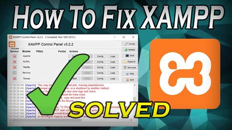How To Fix All Xampp Errors Apache Mysql Phpmyadmin Localhost