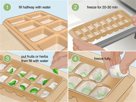 How To Make Ice Cubes With An Ice Tray 10 Steps With Pictures