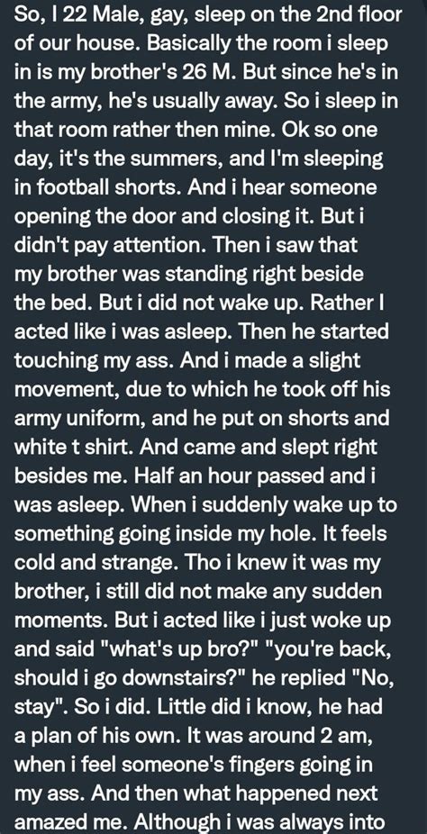 Pervconfession On Twitter He Got Fucked By His Brother