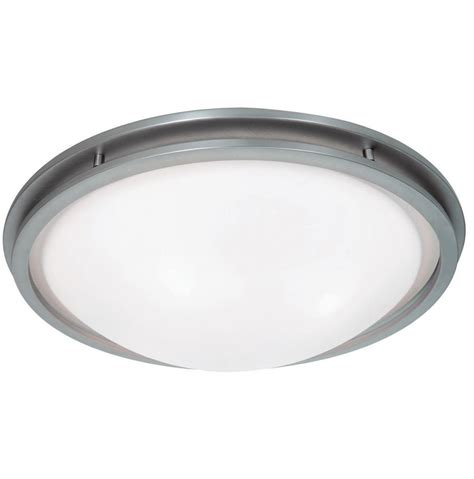 Integrated led flush mount lights lighting the home depot maima 14 in round 1 light black mcl 3142300b ultralite 18w ceiling dome with silver rim ultratec commercial electric 13 brushed nickel color changing 2 pack jju3011l bn recessed decorators collection toberon semi 7914hdc white acrylic shade. Ceiling lamps home depot - perfectly fits with any home ...
