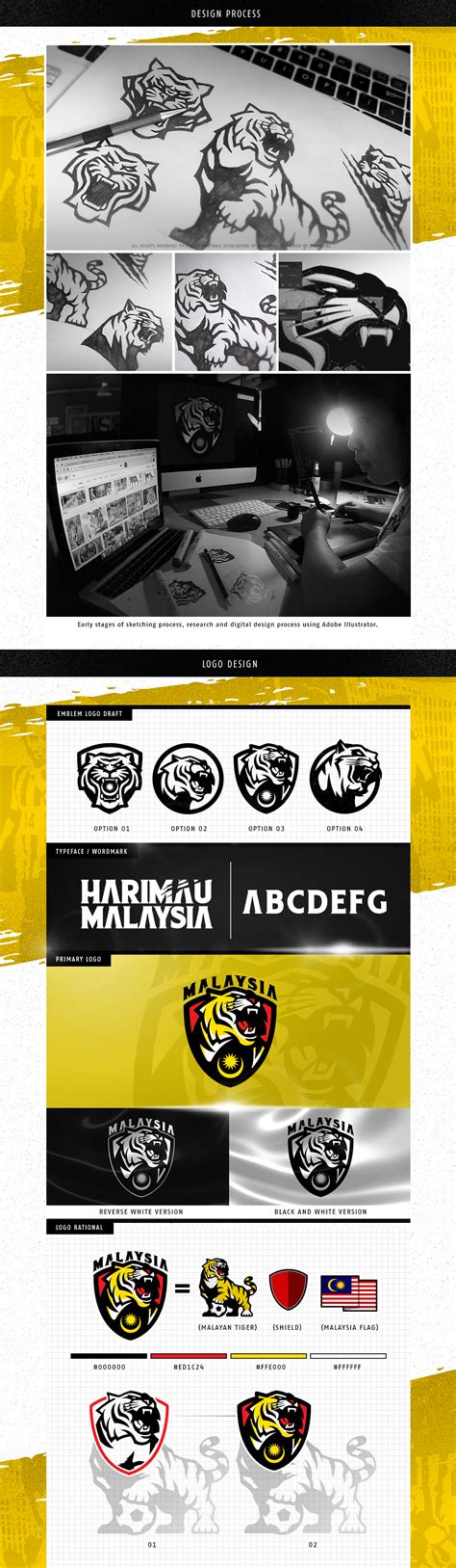 Harimau malaya is the national team of malaysia and is controlled by the football association of malaysia (fam). Harimau Malaysia Rebranding 2016 on Behance