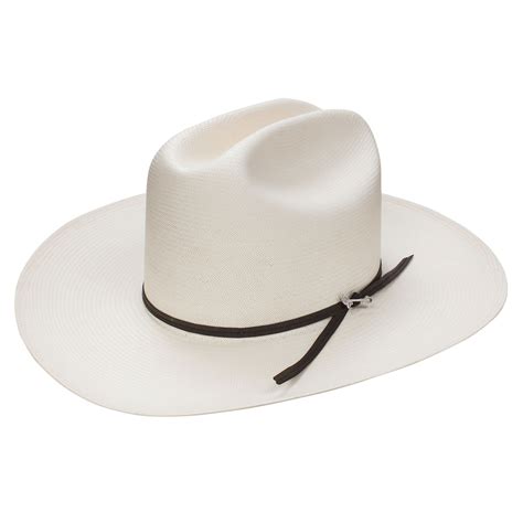 Pungo Ridge Stetson Rancher 100x Straw Hat W4 Inch Brim Premier