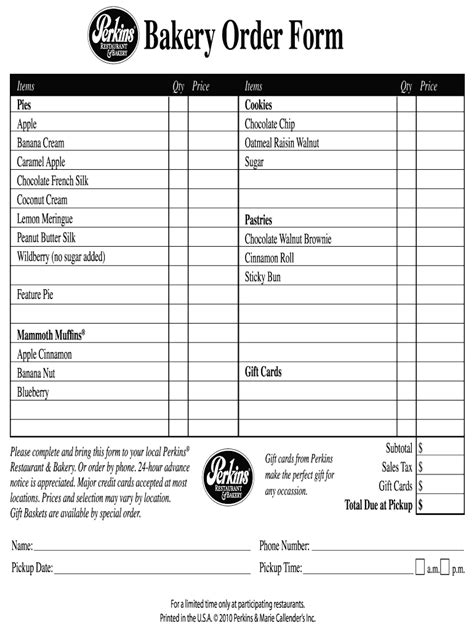 Restaurant Order Guide Template Form Fill Out And Sign Printable Pdf