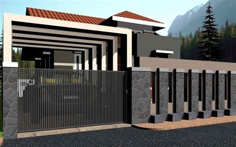Temukan inspirasi pagar rumah minimalis beragam material. Variasi Model Pagar Tembok Minimalis Untuk Menunjang ...