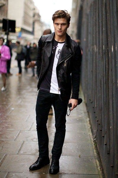 Leather Jacket Oliver Cheshire Mens Fashion Stylish Men