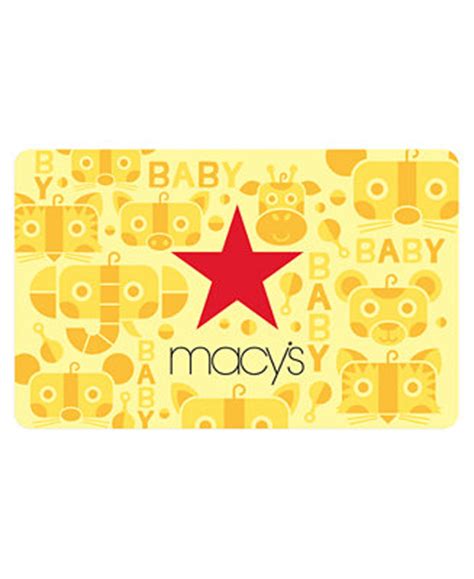 You can use macys gift card to buy any items at macys with no restrictions. Macy's Macy's Baby E-Gift Card & Reviews - Gift Cards - Macy's