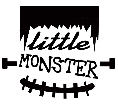 Halloween Little Monster Svg Cutting File For The Cricut