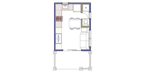 192sqft 12x16 Tiny House Design With Possible Loft Above Deck Ala